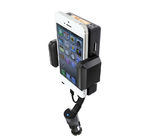 iPhone 3/4/5、HTC のための自動音楽 FM 無線送信機の Gooseneck 車の充電器のホールダー